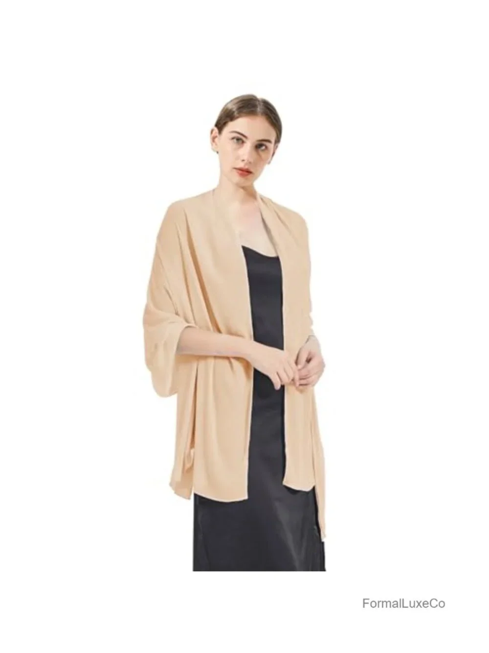 Chiffon Shawls and Wraps Lightweight Scarf for Evening Dresses Wedding Formal